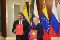 Maduro y Putin en febrero de 2025 - Crédito: Gobierno de Venezuela